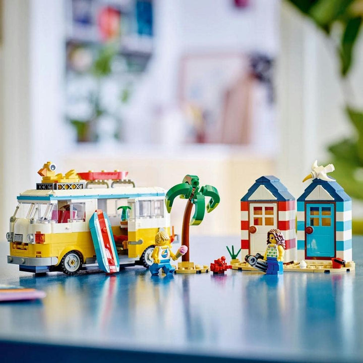 LEGO Creator 31138 Strandcampingbus Bauset für Kinder ab 4 Jahren