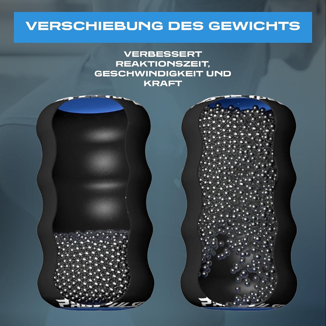 WeckMethod Propulse Speed Trainer - Handgewichte für Workout, Laufen, Gehen, Boxen, Physiotherapie,