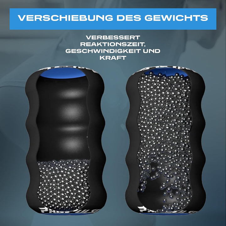WeckMethod Propulse Speed Trainer - Handgewichte für Workout, Laufen, Gehen, Boxen, Physiotherapie,