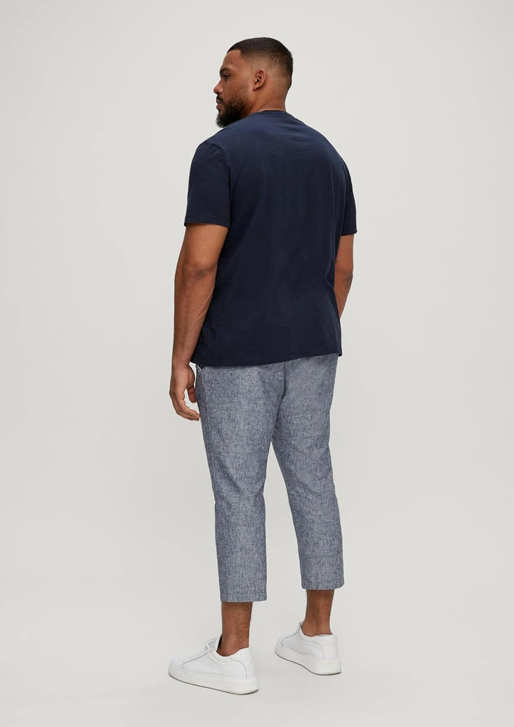 s.Oliver Relaxed: Jogger aus Leinenmix 38W / 34L Blau, 38W / 34L Blau