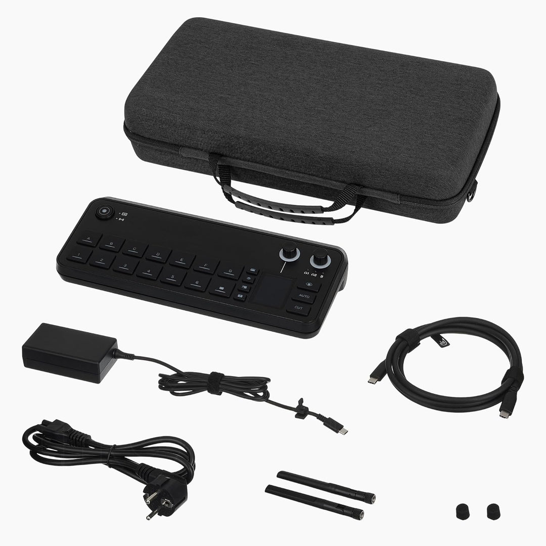 Geekria Tragetasche für Audio-Schnittstelle, kompatibel mit RØDE RØDECaster Video, EVA-Hartschale, t