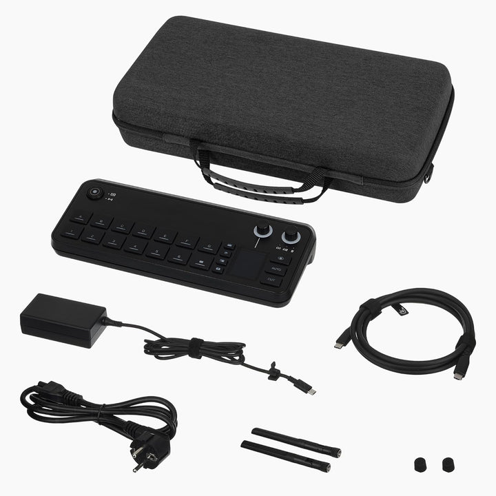 Geekria Tragetasche für Audio-Schnittstelle, kompatibel mit RØDE RØDECaster Video, EVA-Hartschale, t