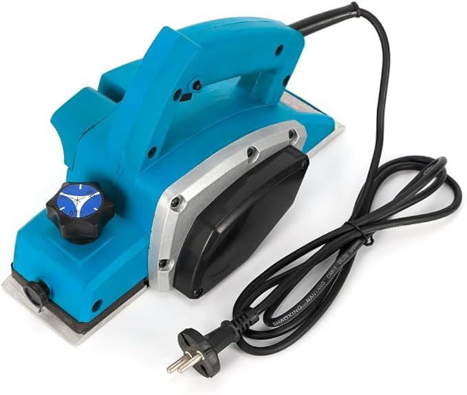 MEHOOSPVN Elektrohobel, 800W Elektrische Hobelmaschine, Präzise Schnitte, Bis 1mm Spantiefe, Hobelbr