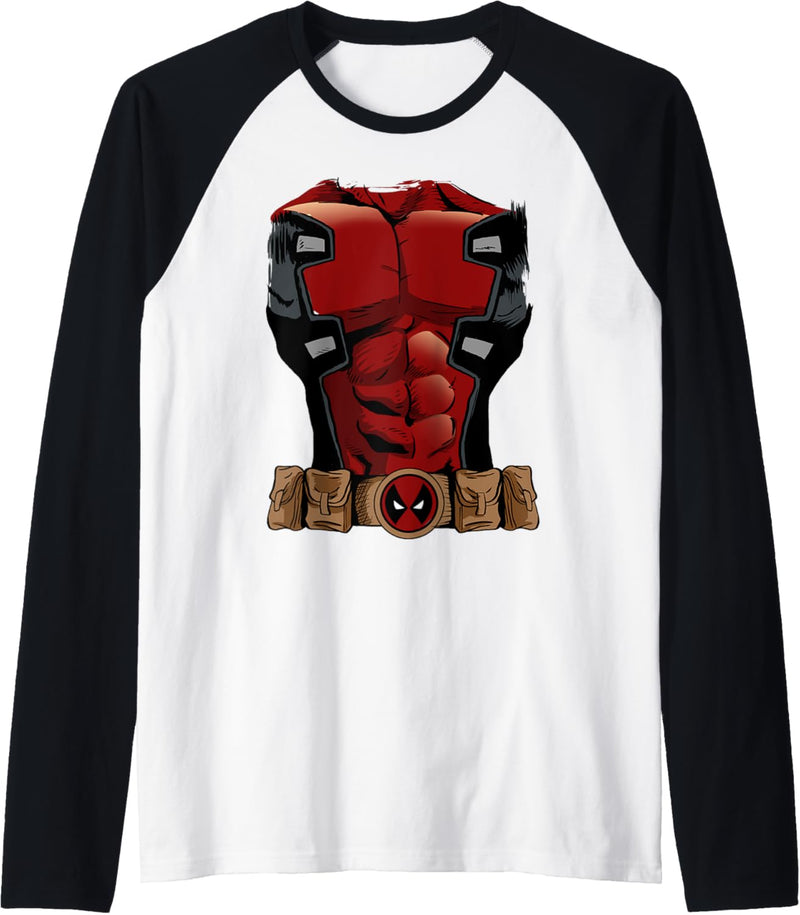 Marvel Deadpool Comic Halloween Costume Raglan