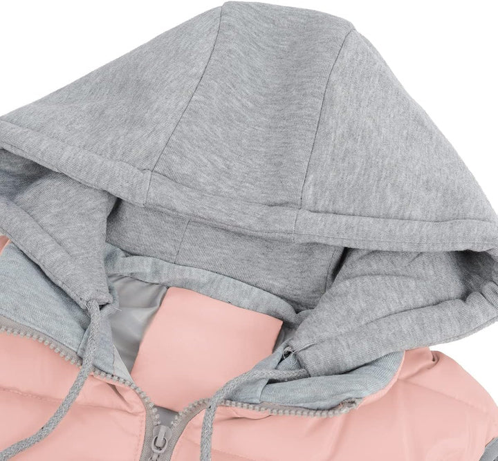 YYNUDA Damen Weste Steppweste mit Kapuze Leicht Daunenweste Warm Gesteppt Übergangsweste Winterweste