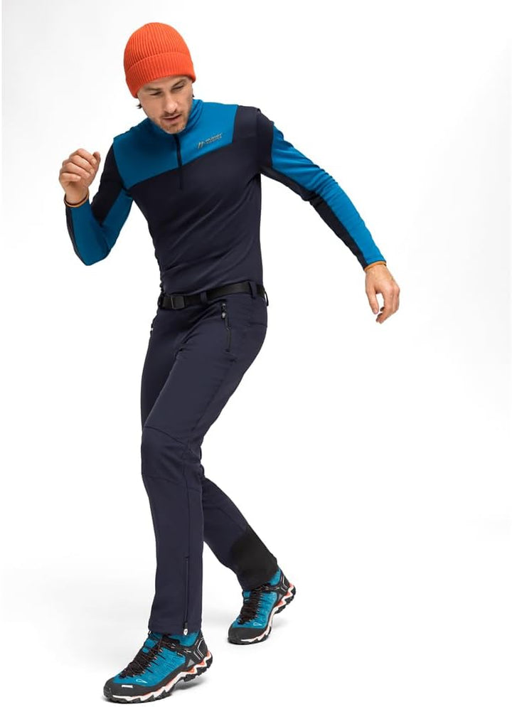 Maier Sports Tech Pants M, Warme Herren Wanderhose, Wasserabweisende Softshell-Outdoorhose für Trekk