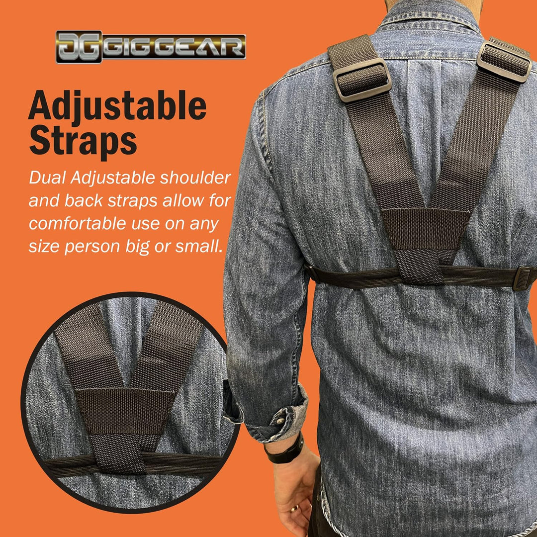 Gig Gear Tablet-Brustgeschirr für iPad und Samsung Tablets – robuste Tablet-Tragetasche mit Gurt und