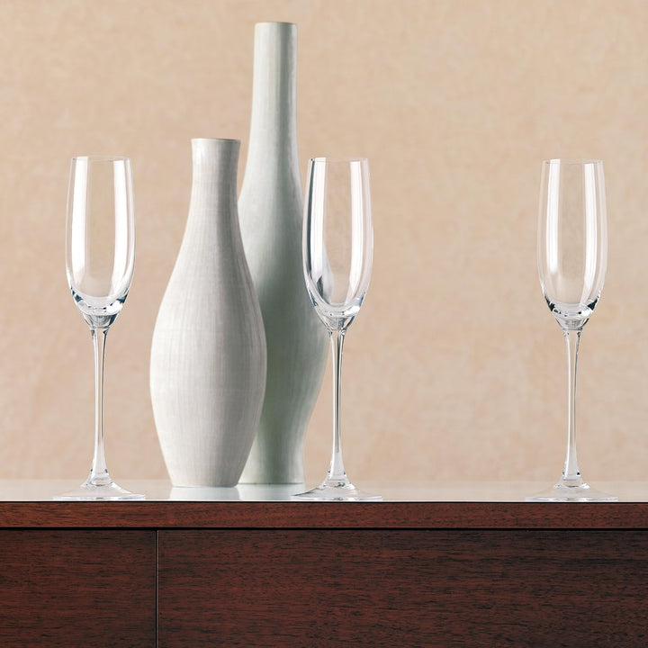 Lenox Tuscany Classics Toastflöten-Set, 4-teilig, Glas, Transparent, 4 Count (Pack of 1), 4 Champagn