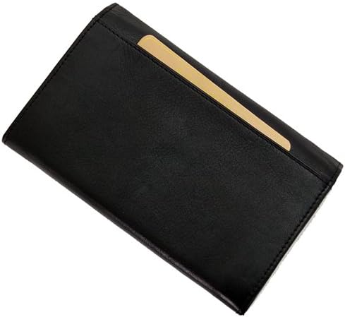 GoBago Branco Leder Damen Geldbörse Börse Portemonnaie Geldbeutel (Blau), Blau