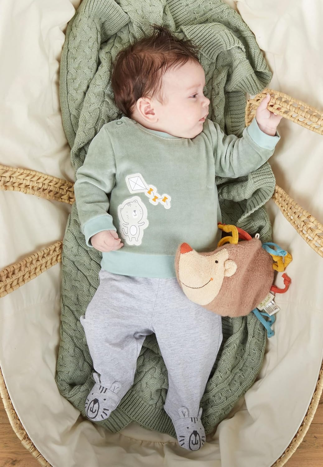 Wärmekissen Igel Green Beige/Braun/Igel