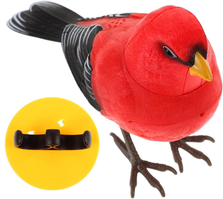 BESPORTBLE Elektrisches Singender Vogel Plastikkunst Vogel Figur mit und Mimikausgabe Vielseitige De