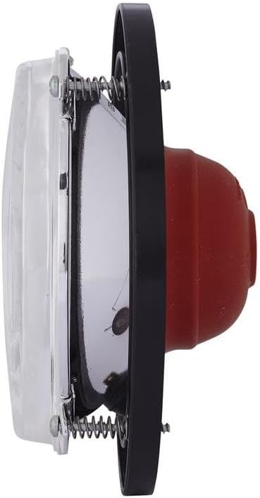 HELLA - Halogen-Hauptscheinwerfer - 24/12V - rund - Einbau - gehärtete Streuscheibe - Stecker: Flach
