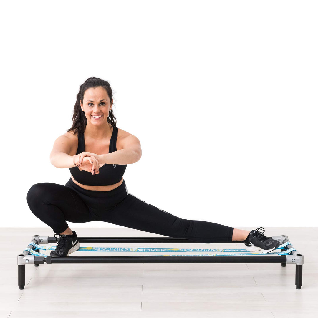 SPIDER SLACKLINE SIS02 - Slackgym - Indoor Slackline mit Verstellbaren Parallelen Lines - Wie im Fit