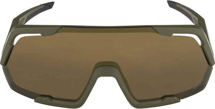 ALPINA Unisex Sport- & Fahrradbrille Sportbrille (1er Pack) Einheitsgrösse olive matt, Einheitsgröss