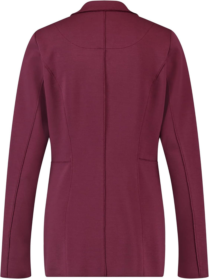 Taifun Damen Blazer Langarm 36 Black Cherry, 36 Black Cherry
