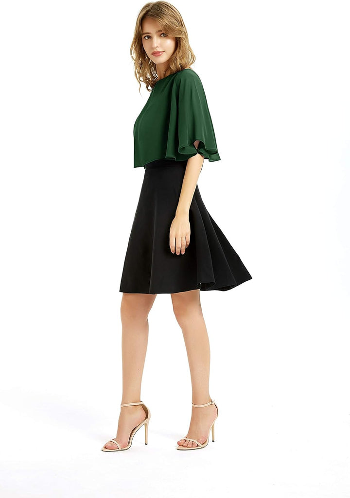 BUCUXE Weicher Chiffon-Schal für Damen, für Abendkleid, Hochzeit, Umhang, Bolero, Überwurf Einheitsg
