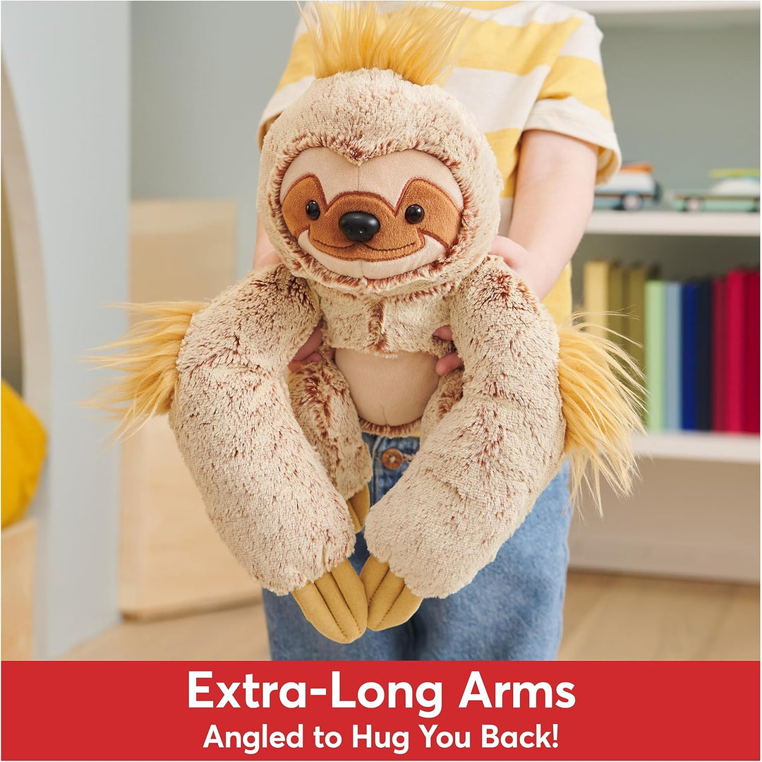 GUND Augie Faultier-Plüsch, Premium-Stofftier ab 1 Jahren, Hellbraun/Kupfer, 38,1 cm Faultier, 38,1