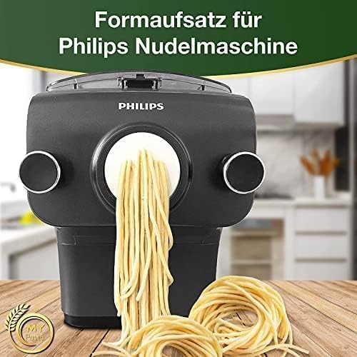 MY PASTA - Bigoli 3mm / Udon - Zubehör für Pastamaker Pasta Disc kompatibel mit Philips Pasta Maker