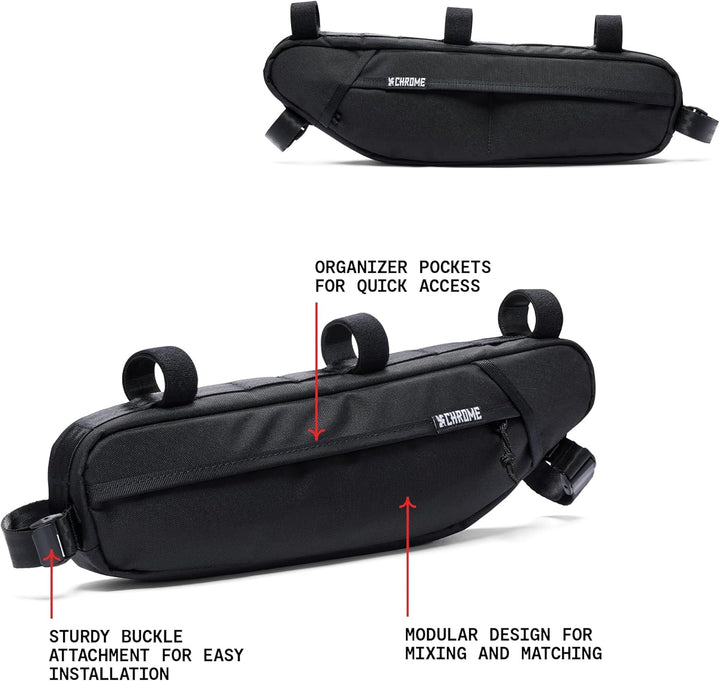 Chrome Holman Frame Bag - Rahmentasche S/M 27.9 cm Black