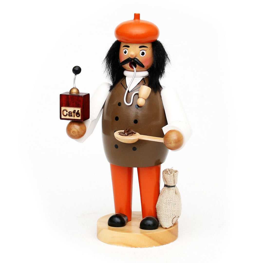 Wichtelstube-Kollektion Räuchermännchen Räuchermann Kaffeemann Räucherfigur 20cm