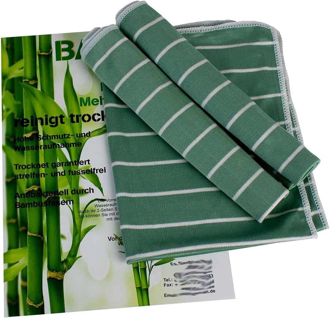 Muxel Bambustücher Glas - und Fenstertücher 3-20er Set (10), 10