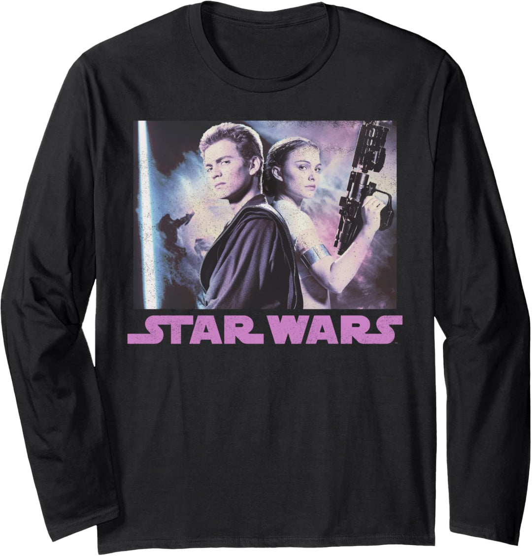 Star Wars Annakin And Padme Classic Portrait Langarmshirt