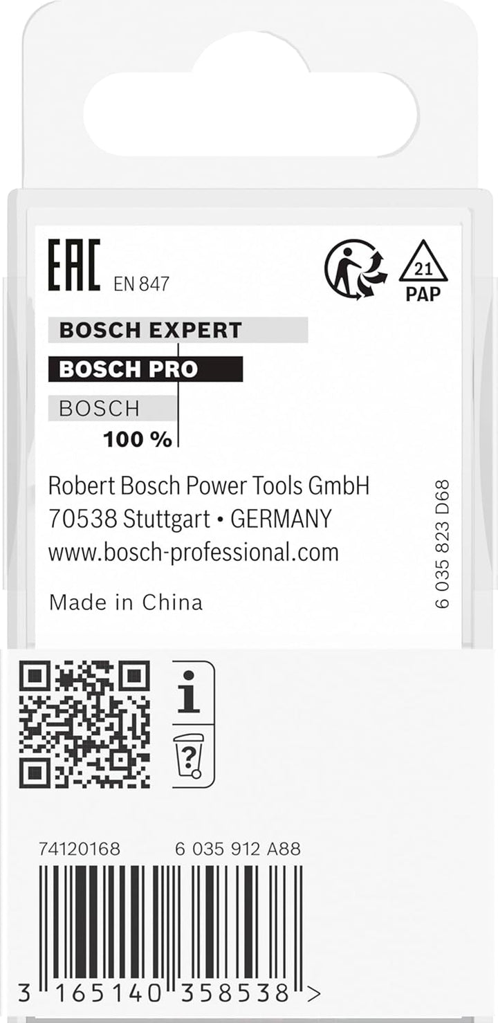 Bosch Professional Nutfräser Standard for Wood (für Holz, Ø 25 mm, Arbeitslänge 20 mm, Zubehör Handf
