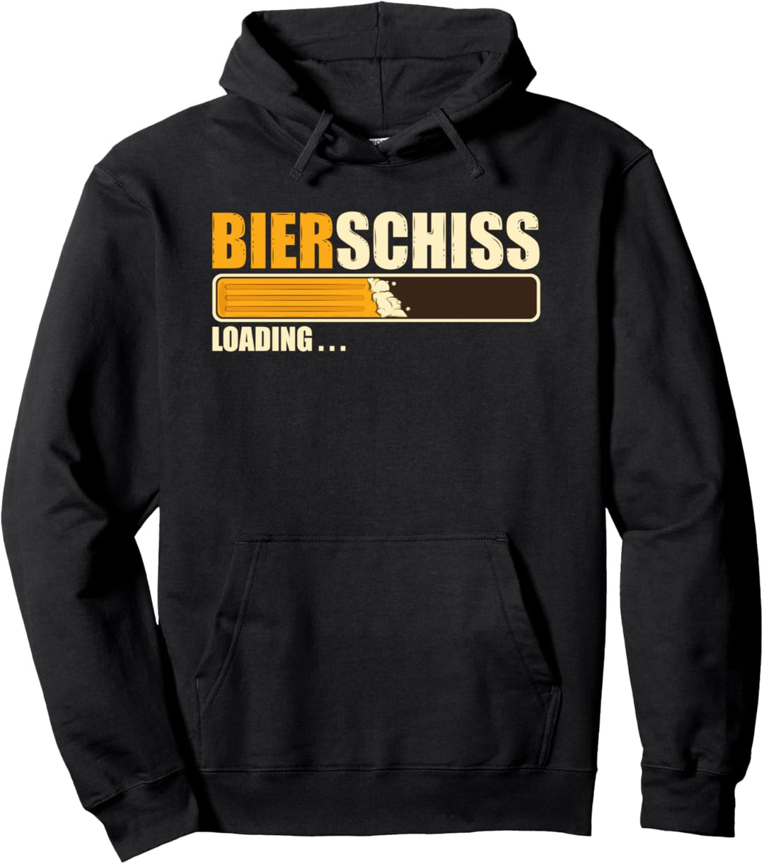 Bierschiss Loading Bier Geschenk Biertrinker Pullover Hoodie