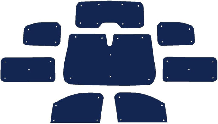 Covprotec Thermomatten-Set für Peugeot Traveller L2 (2017-Date) Komplettset Mittlerer Radstand Ideal