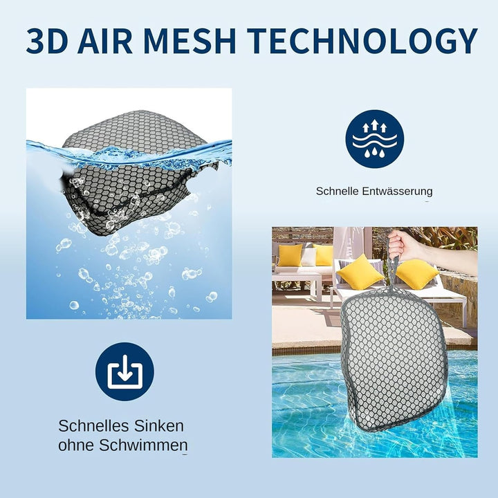 Kissen Sitz - Erhöhungssitz Für Erwachsene | 3D Luftmesh Polster Schnelles Absinken Ohne Aufschwimme