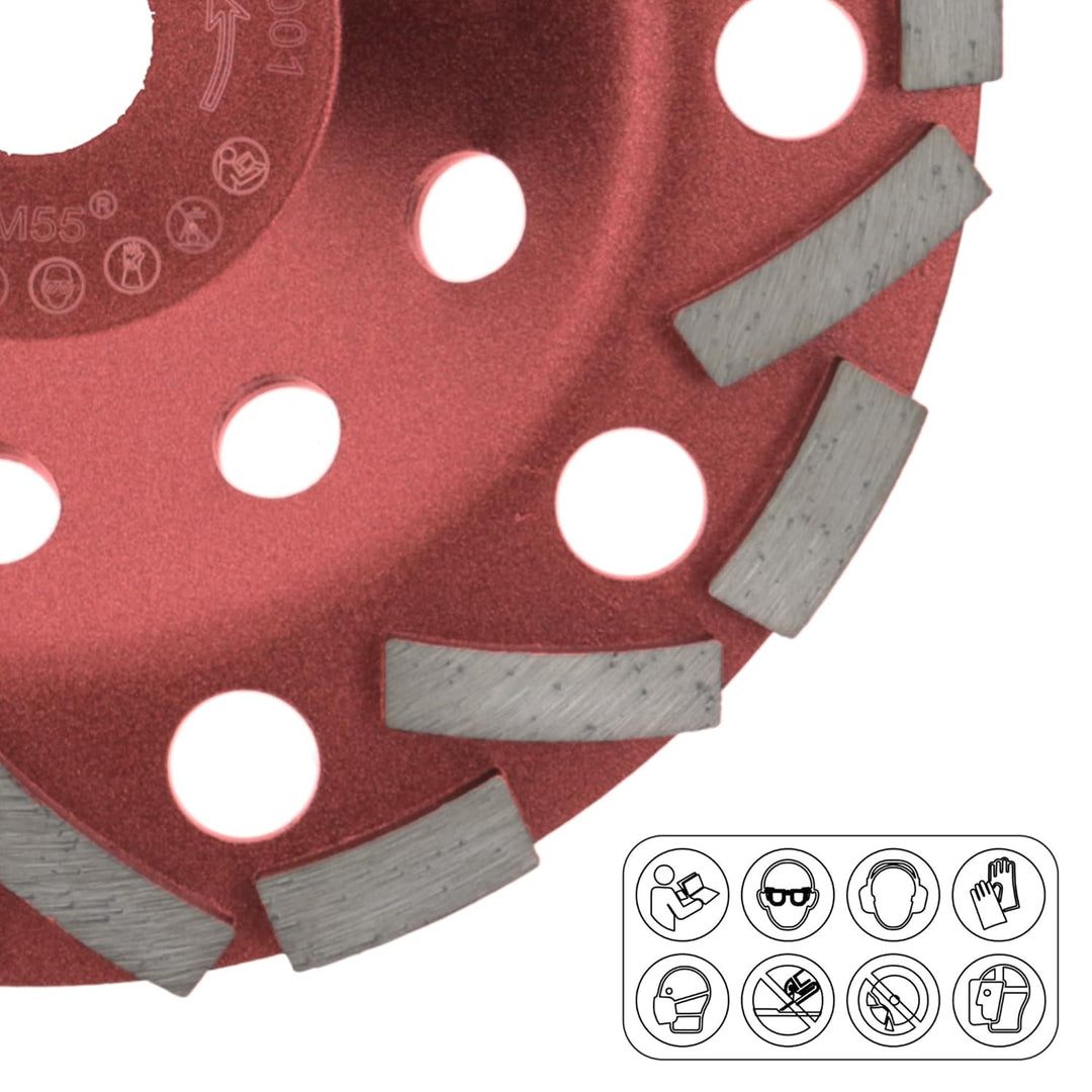 PRODIAMANT Diamant Schleiftopf Extra Speed Beton 180 mm x 22,2 mm Schleifteller für Beton Fliesenkle