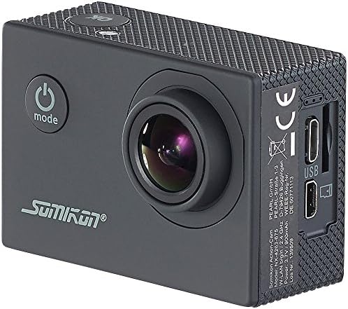 Somikon Action Cam 4K 60fps: Einsteiger-4K-Action-Cam, WLAN Full HD (60 fps) mit Unterwassergehäuse