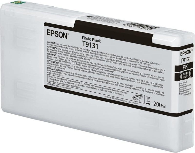 Epson C13T913100 passend für Scp5000 Fototinte Schwarz 200ml foto black, foto black