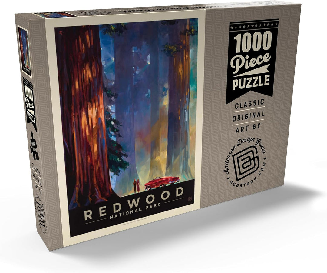 Redwood National Park: Unter den Giganten - Premium 1000 Teile Puzzle - MyPuzzle Sonderkollektion vo