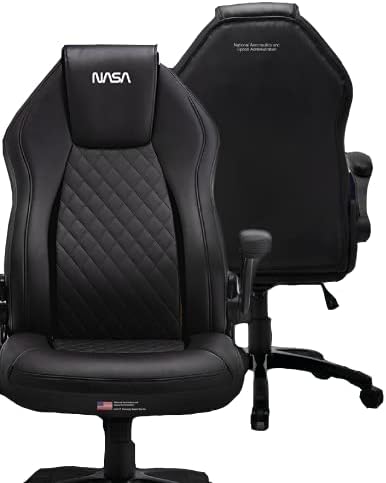 Nasa Voyager Gaming-Stuhl, verstellbar, 5 Beine, Kunstleder