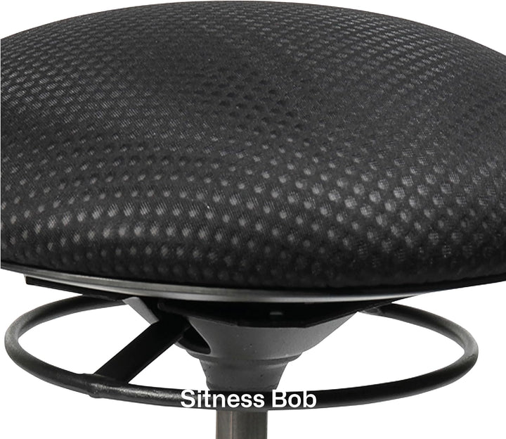 Topstar Sitness Bob, ergonomischer Sitzhocker, Arbeitshocker, Bürohocker mit Schwingeffekt, Sitzhöhe