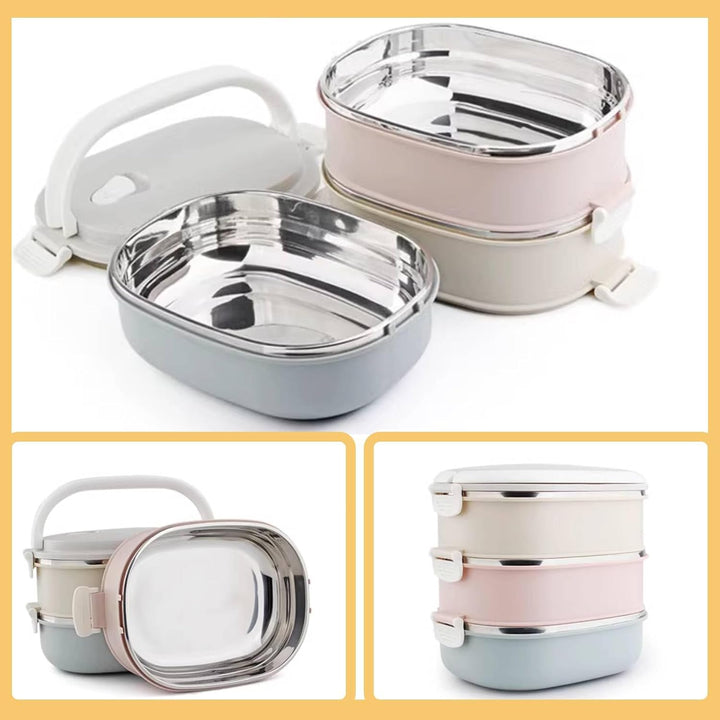 Lunchbox, Thermoisolierte Salatsuppe Warme Speisen Lunchboxen, Auslaufsichere Thermoskanne für warme