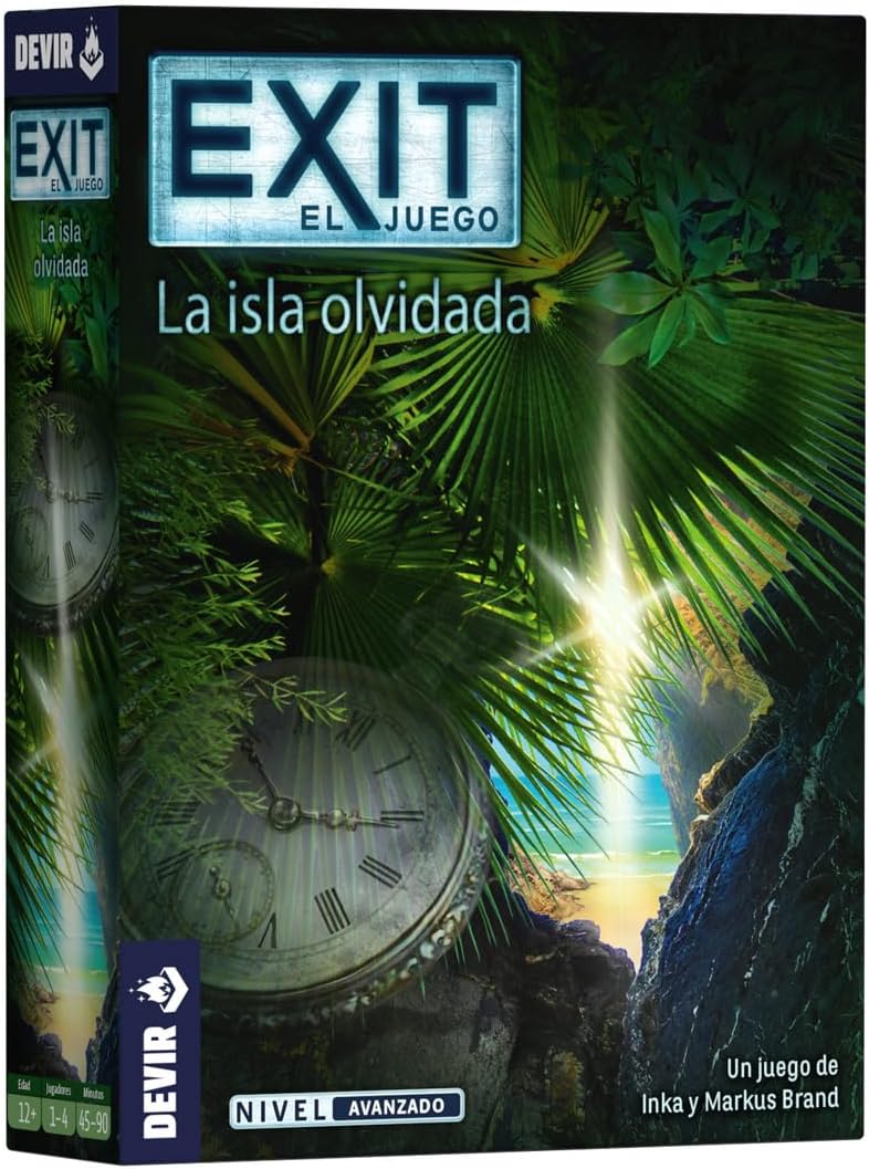 Devir Exit Escape-Room-Spiel, BGEXIT5, Sortiert, One Size Die vergessene Insel (spanische Ausgabe),