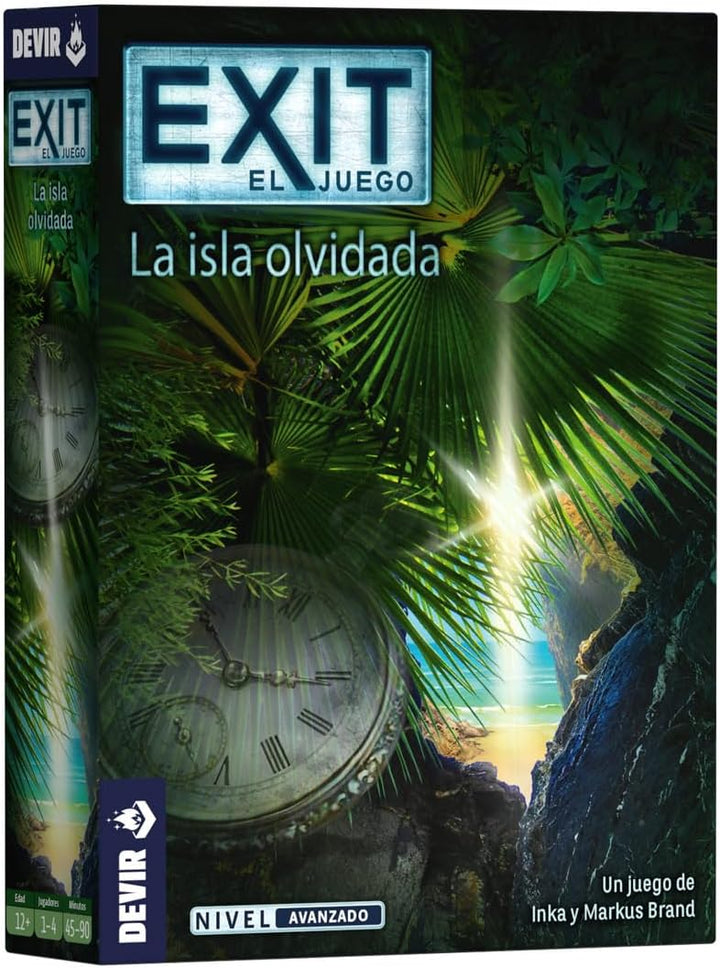 Devir Exit Escape-Room-Spiel, BGEXIT5, Sortiert, One Size Die vergessene Insel (spanische Ausgabe),