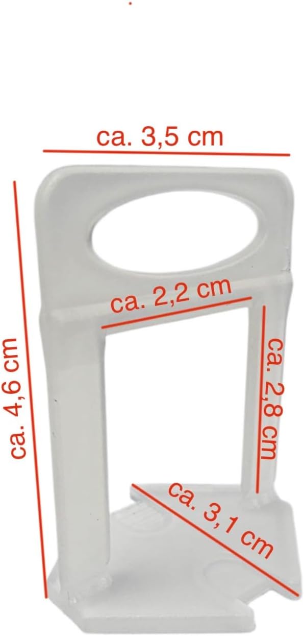 Fliesen Nivelliersystem Blau Fliesenstärke 12-21 mm Basis+-Set 1,5 mm 400 Laschen 100 Keile + Zange