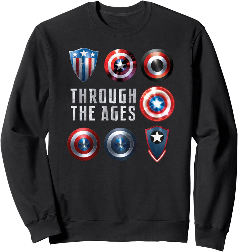 Marvel Captain America Shield Styles Sweatshirt