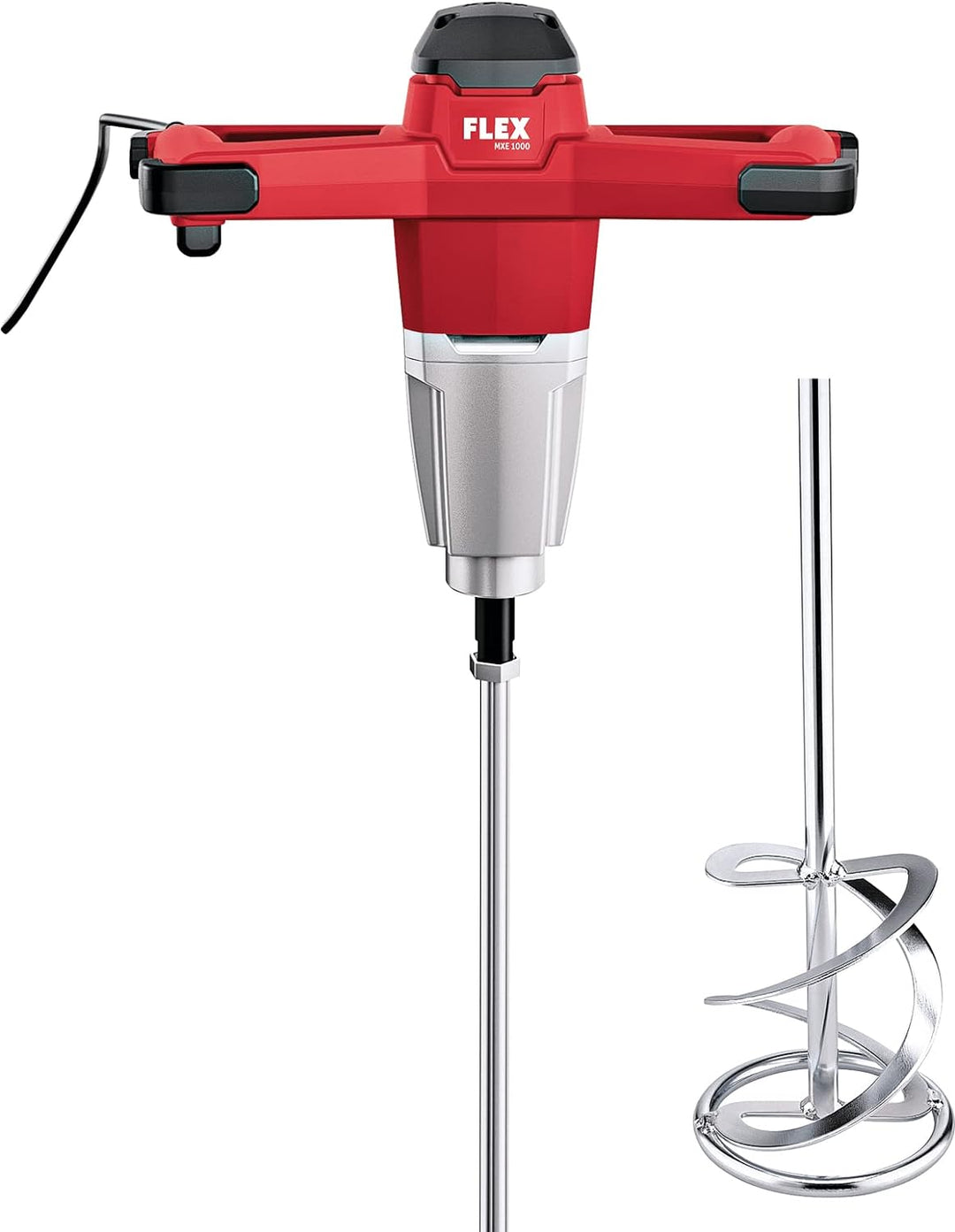 Flex Rührwerk (Motor 1010 Watt, 1-Gang Getriebe, Werkzeugaufnahme M14, Max. Rührkorbdurchmesser 120