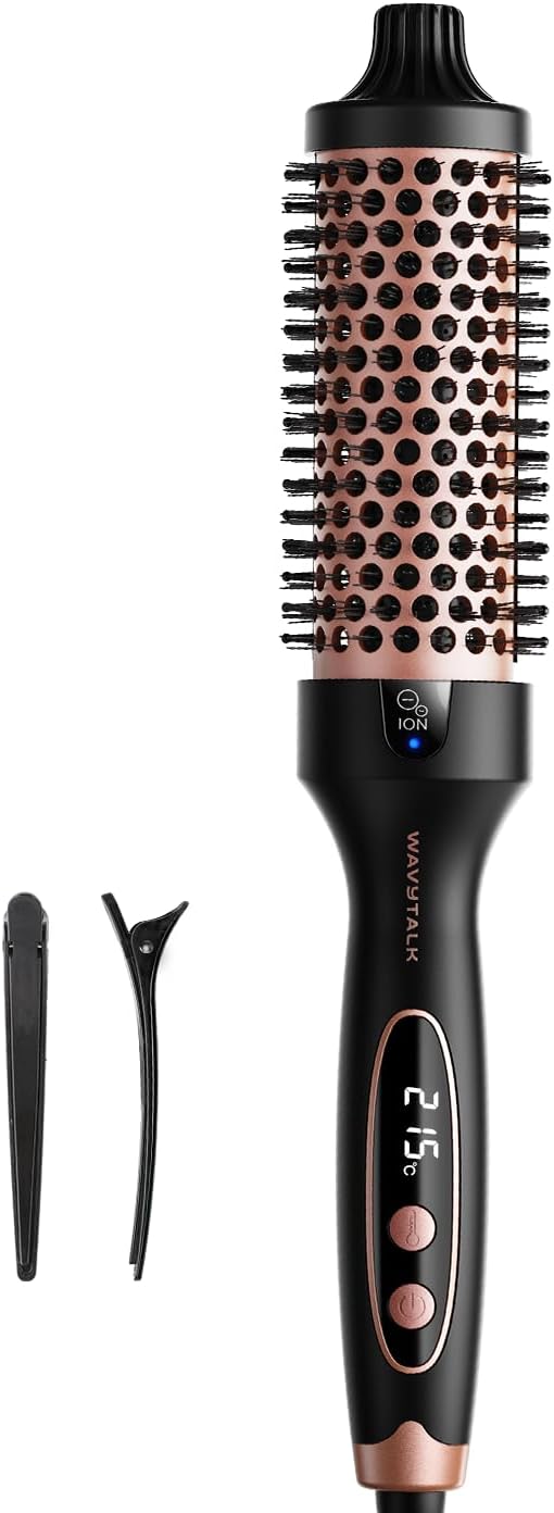 Wavytalk Thermobürste, Thermal Brush Blowout Boost Ionische Lockenbürste, Macht Haar Glatt und Glänz