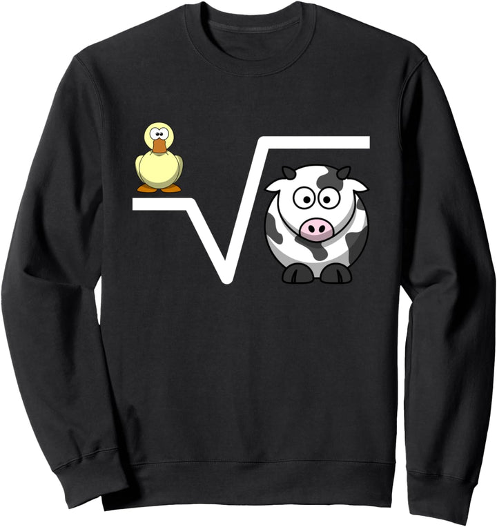N-te Wurzel Aus Q Ente Wurzel Kuh Witziges Mathematik Sweatshirt