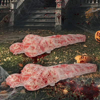 2 Sätze Halloween Gefälschte Leichen Requisiten - Hängende Leiche - Halloween Leichensack Set,Hallow