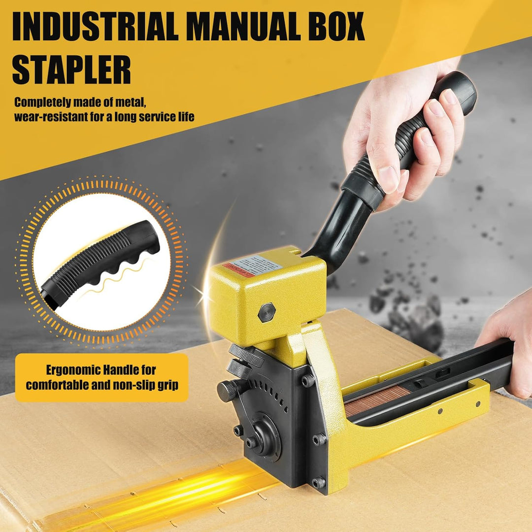 KIMSING Handtacker HB3518 16 Gauge,Tacker für Holz Pappkartons,34,7 mm Krone,18 mm Länge,Kartonversc