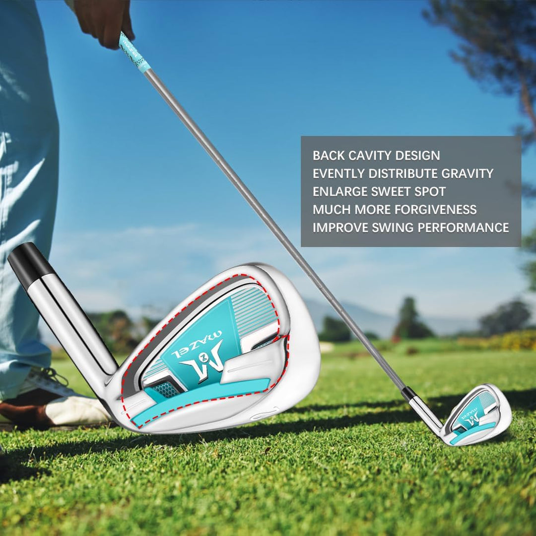 MAZEL WM-X2 Golf Eisen Single1,2,3,4,5,6,7,8,9, P,S, Edelstahl Golf Club Eisen für Männer Rechtshänd