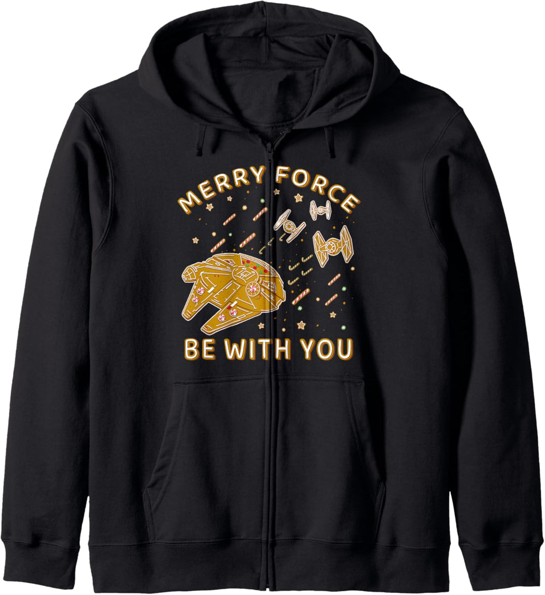 Star Wars Christmas Merry Force Be With You Cookies Kapuzenjacke