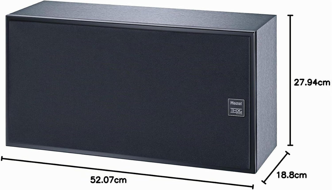 Magnat Cinema Ultra LCR 100-THX, 1 Stück Schwarz Frontlautsprecher, Schwarz Frontlautsprecher