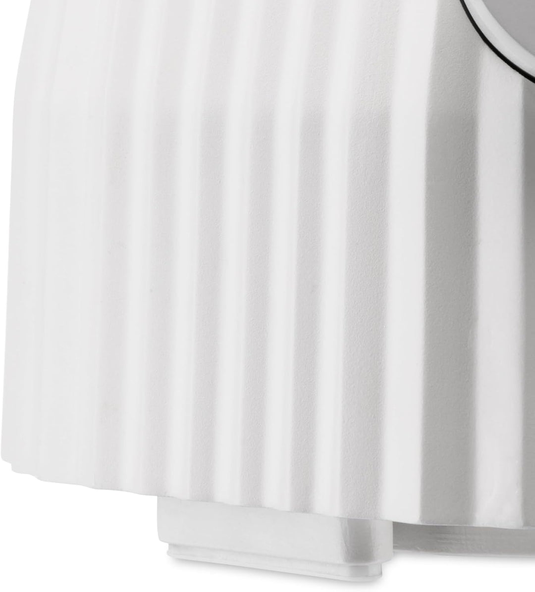 Alessi Plissé MDL09 W - Standmixer mit Abgestufter Karaffe, Thermoplastisches Harz, Europäischer Ste